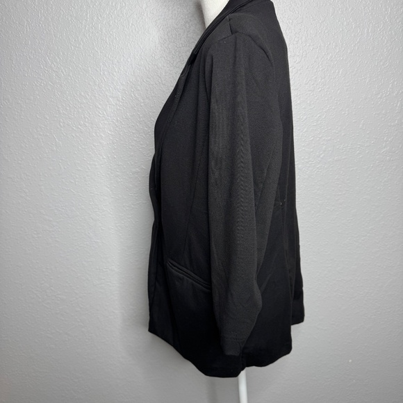 Pre-owned Women's Stoosh Extraordinary  Black Blazer Large one button closure - Picture 8 of 11